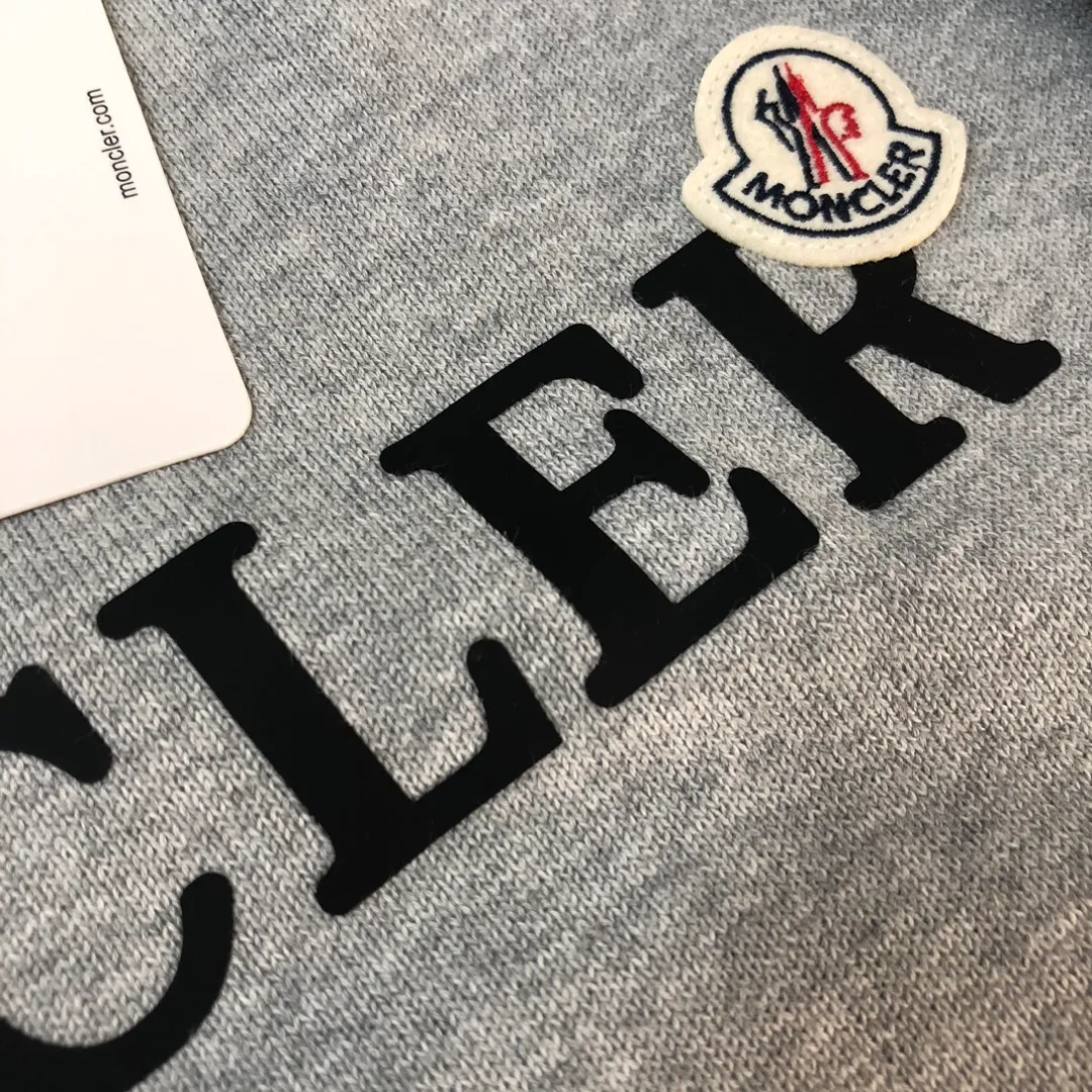 P115，MON*CLER 💥 New Arrival ～ Classic 。 ， ， ， ， ， 。 ， logo ， Versatile Hot Sale⚠️⚠️✨✨ ！ ！ ：Black White Gray Size：M L XL XXL 3XL
